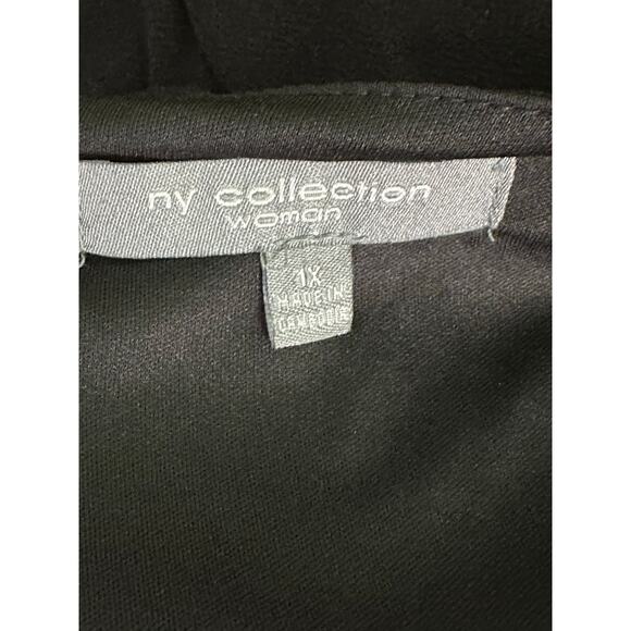 NY Collection black sleeveless party dress size 1X - Picture 3 of 14